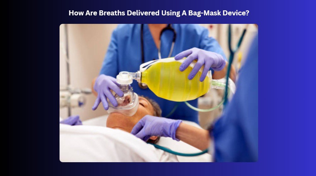 breaths delivered using a bag-mask device