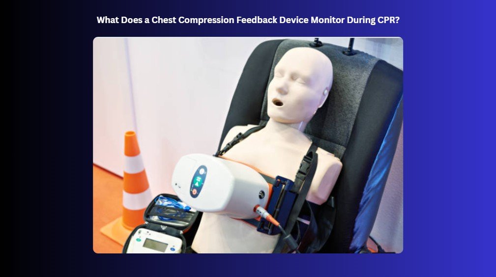 what chest compression feedback devices monitor