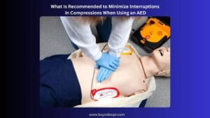 What Is Recommended to Minimize Interruptions in Compressions When Using an AED