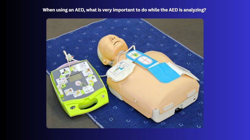 key step while aed analyzes