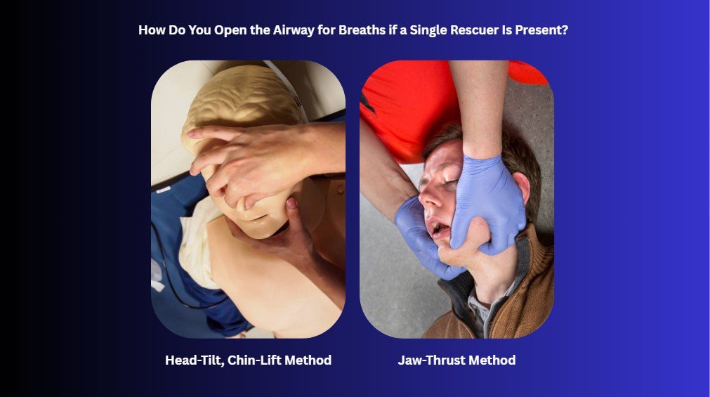 single rescuer airway opening