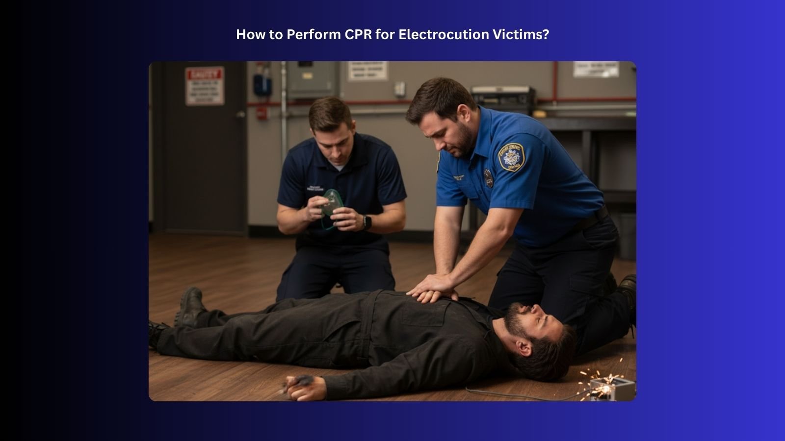 how to perform cpr for electrocution victims
