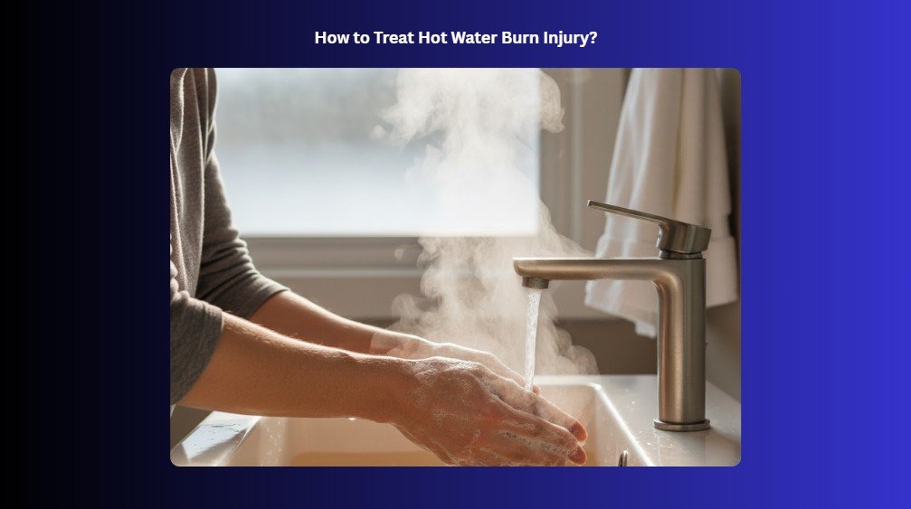 hot water burn care