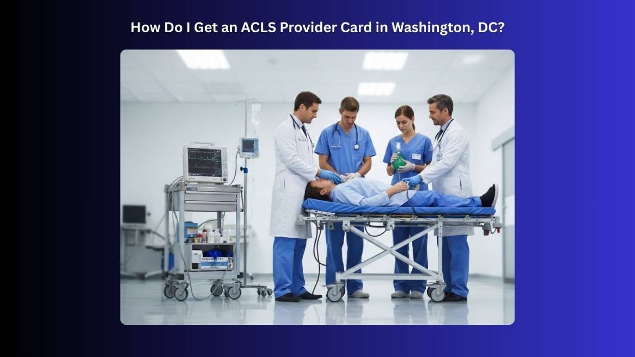 acls provider card in washington, dc