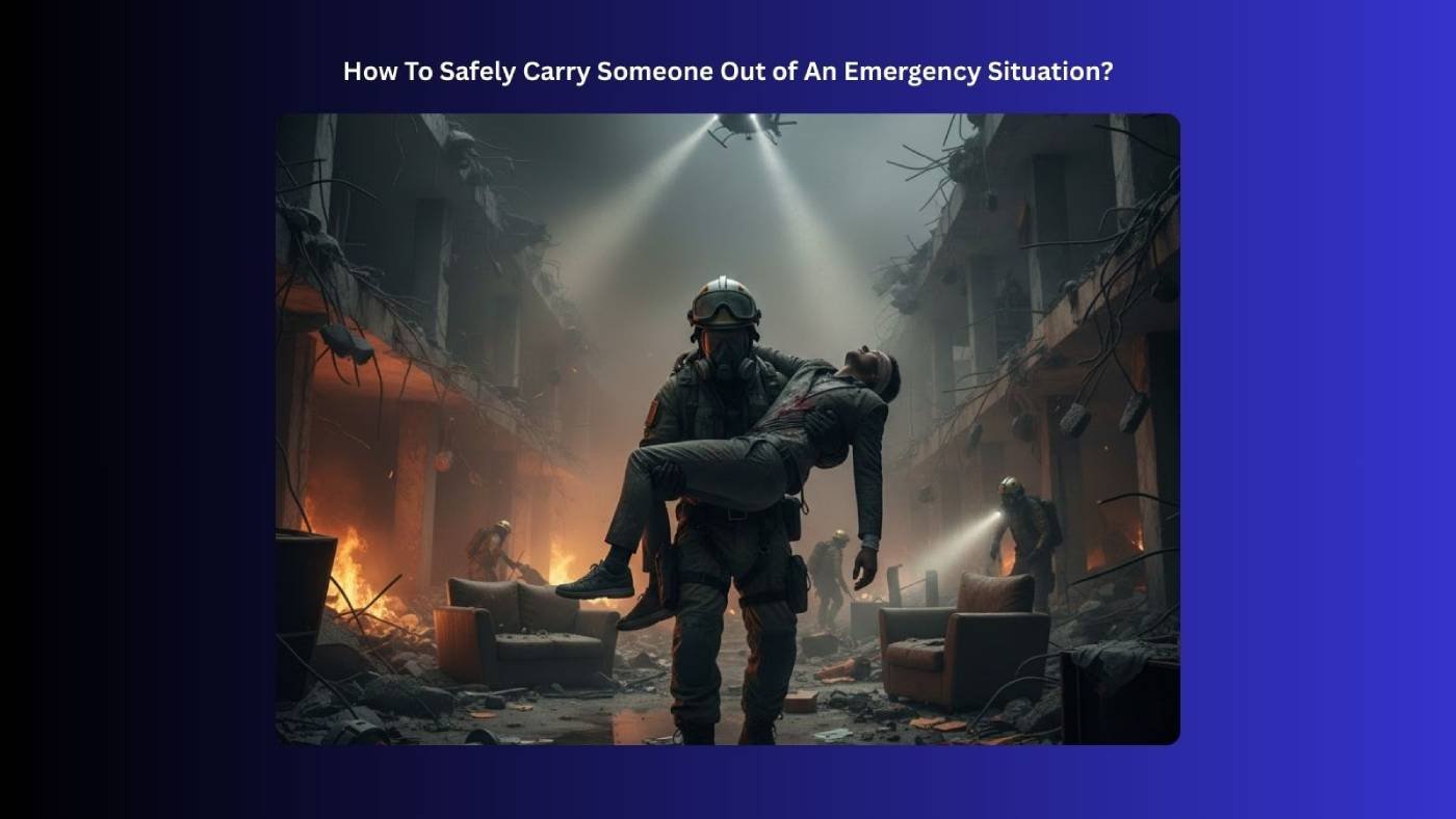 safely carry someone emergency situation