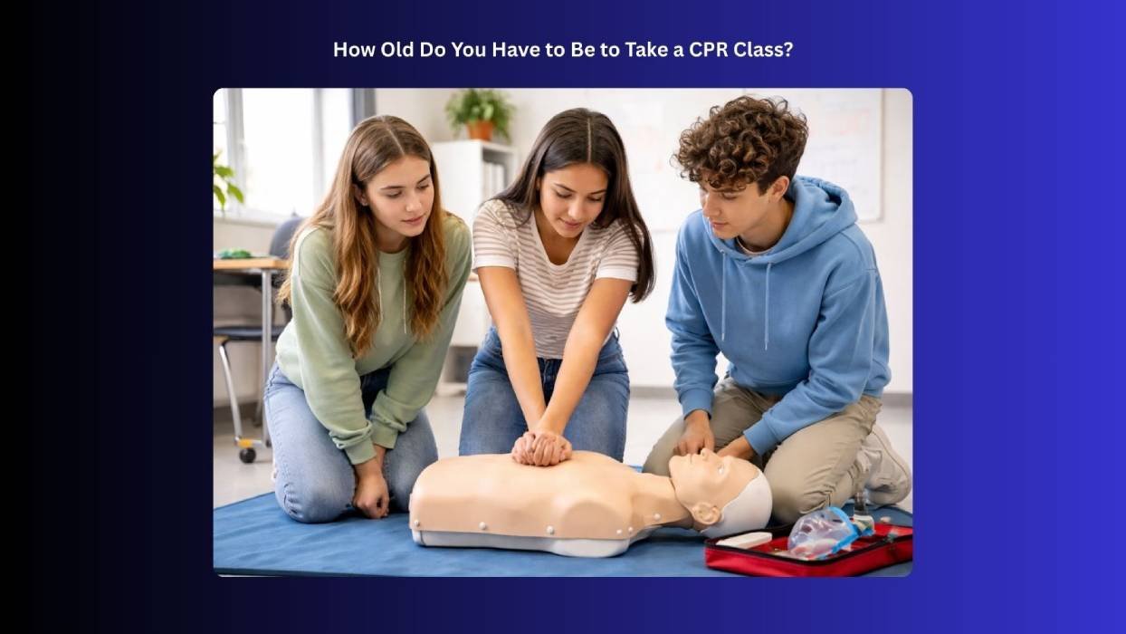 how old do you have to be to take a cpr class