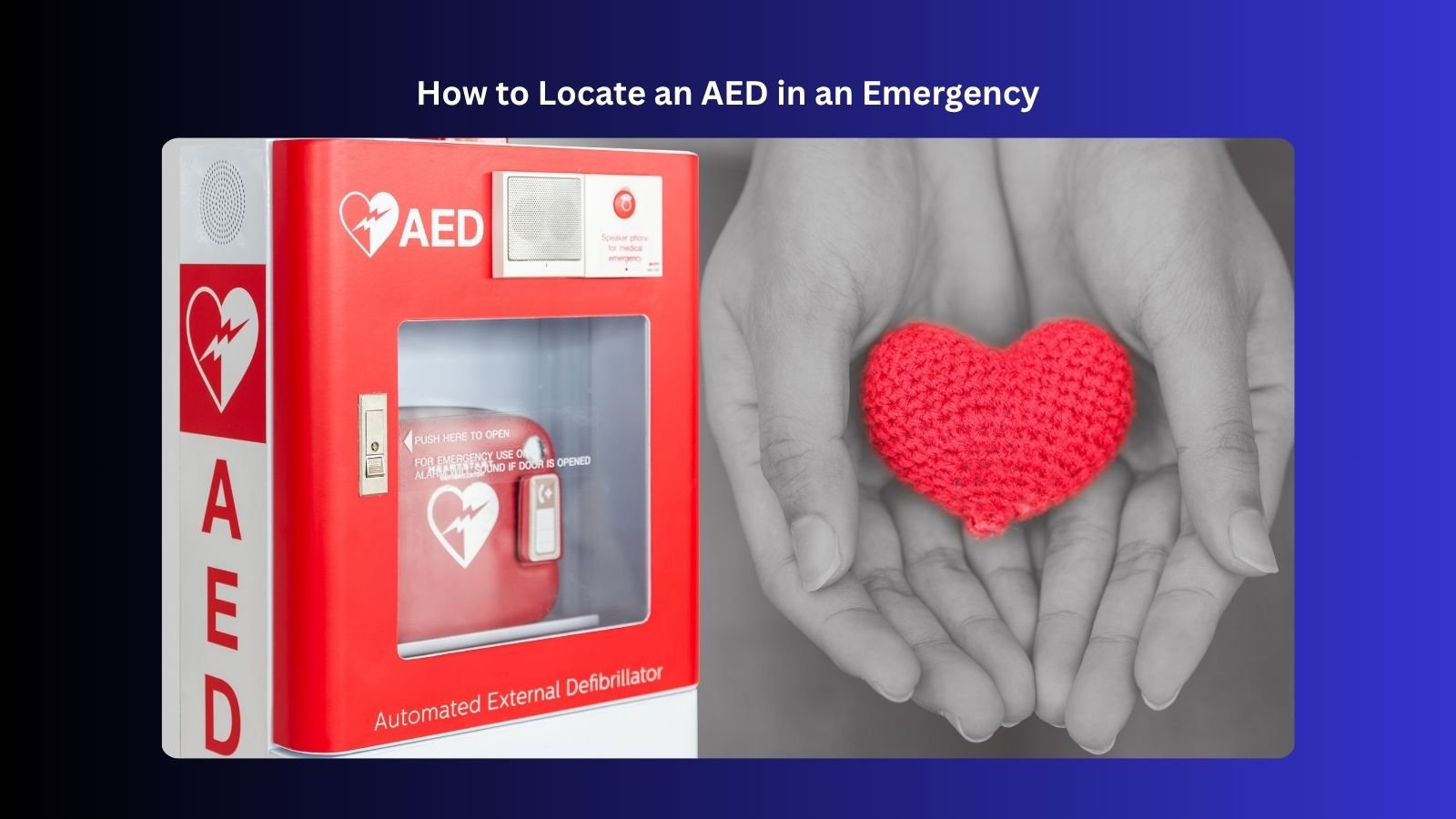 how to locate an aed