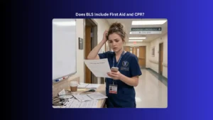 confused young nursing student in hospital