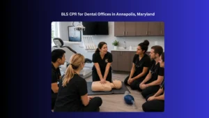 dental instructor teaching cpr skills to dental professionals