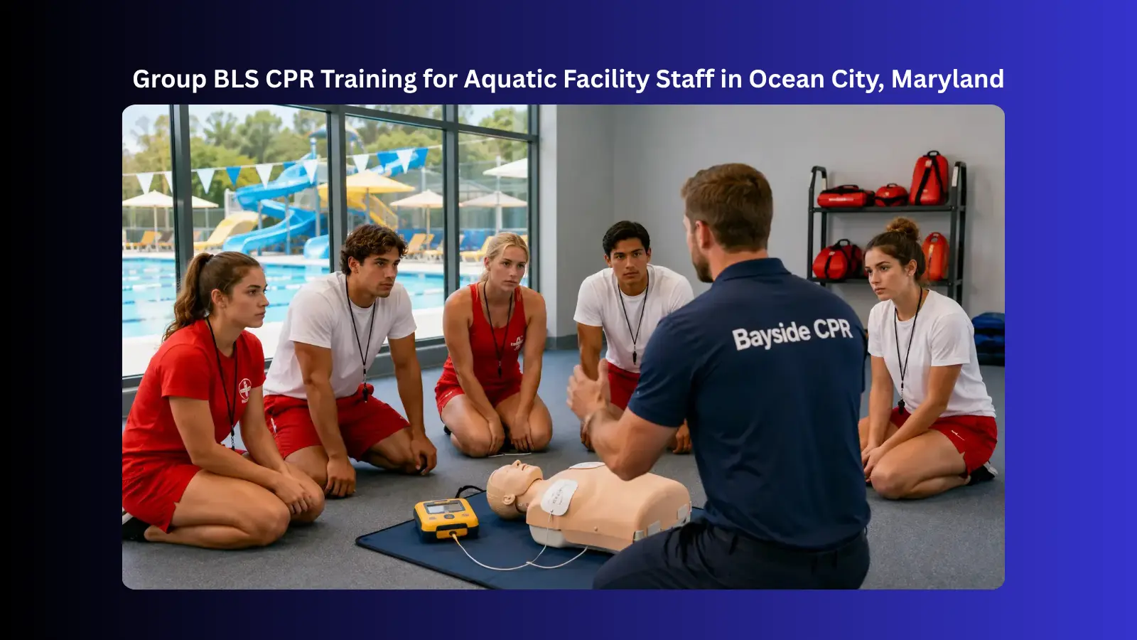 bayside cpr instructor training aquatic facility staff