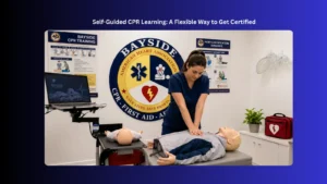self guided cpr training classroom practice session