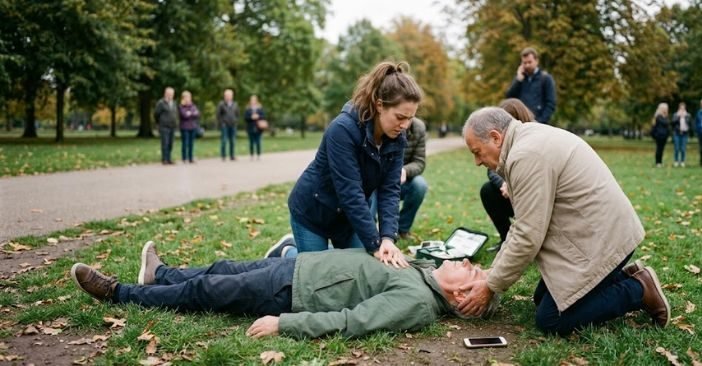 cpr-performed-lay-rescuers-on-ground